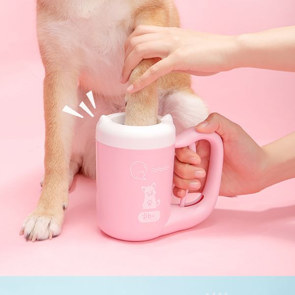 

popular pet dog dirty cat paw cup clean silicone cleaning tool washing brush washing machine automatic cleaning supplies toilet