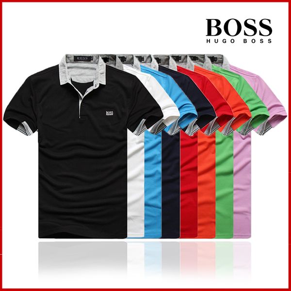 

Luxury men t hirt de igner t hirt 2019 new embroidery tiger print clothing men brand polo hirt ize m 2xl g8 13 bo, White;black