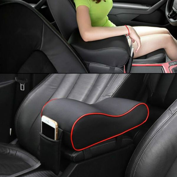 

new leather car armrest pad universal auto armrests car center console arm rest seat box pad vehicle protective styling
