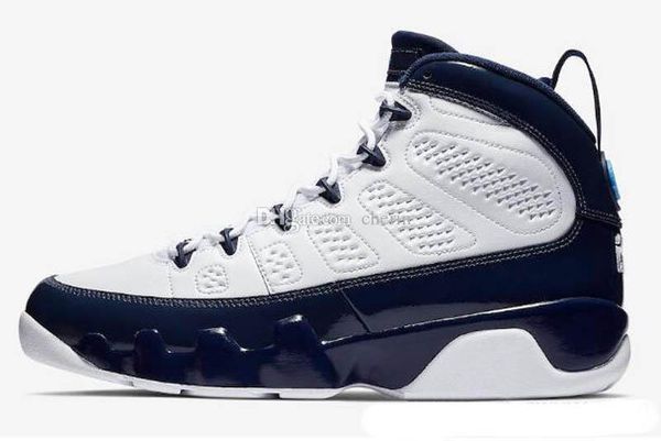 

shoes unc basketball 9 40-47 9s white university blue midnight navy sports bred black/university red sneakers men size trainers ship