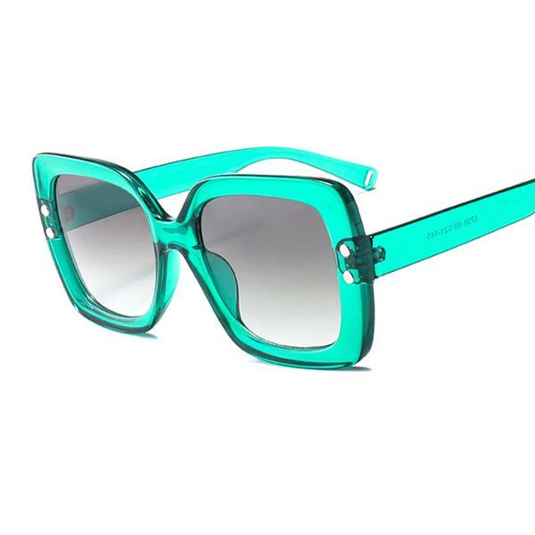 

oversized sunglasses women square sunglasses lady hawaiian beach retro brand design vintage sun glasses eyewear uv400, White;black