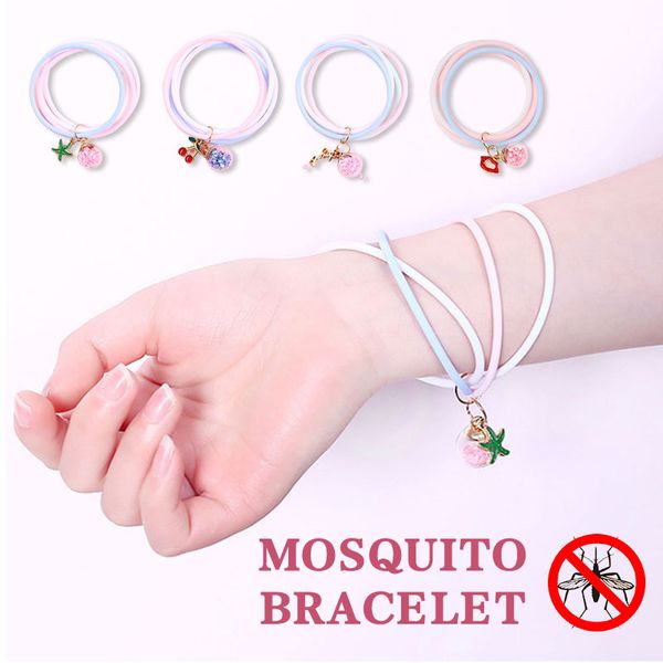 

hand chains mosquito protective bracelets simple anti-mosquito wristband waterproof cute baby care 4 style, Golden;silver