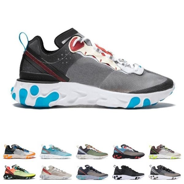 

wholesale react element 87 undercover running shoes for men women royal tint sail anthracite black breathable mens trainers sports sneakers