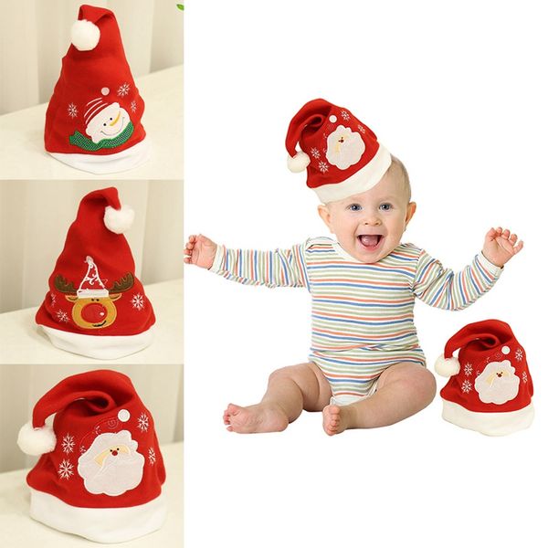 

2018 new christmas ornaments decoration christmas hats santa hats children women men boys girls cap for party props
