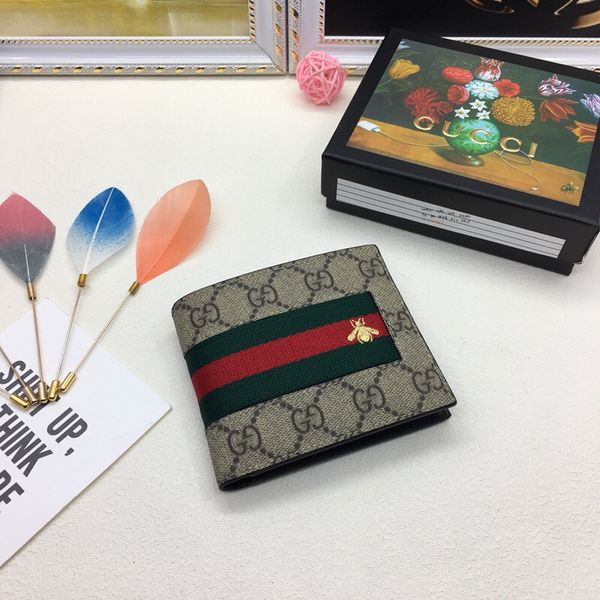 

горячий лучший короткий бумажник с коробкой женщин бренд из натуральной кожи ква