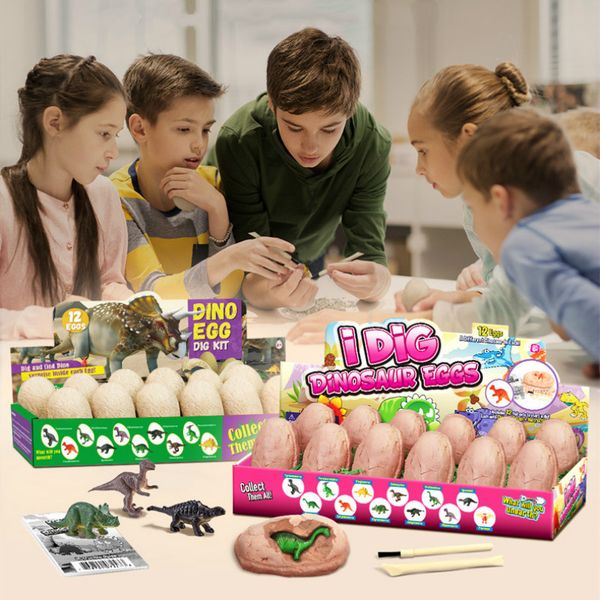 

wj1061x15 tyrannosaurus rex simulation insects model children's puzzle toy factory excavate dinosaur bones excavate eggs kit