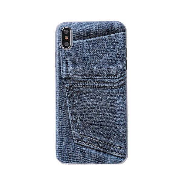

the original fashion jeans are suitable for 8plus apple x mobile phone shell xsmax/xr/iphone 7p/6s soft shell