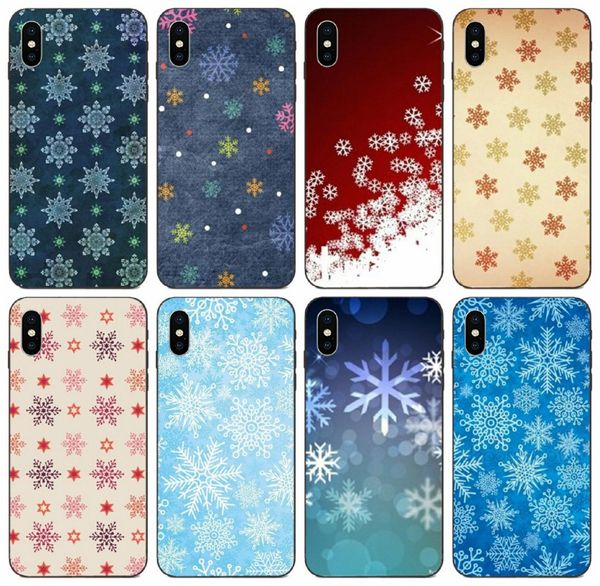 

tongtrade] простой art снежинка форма чехол для iphone 11 pro max x xs xr 8s 7s 6s 5 se galaxy a80 a8s a9 honor 7 lite lg g4 stylus тпу чех