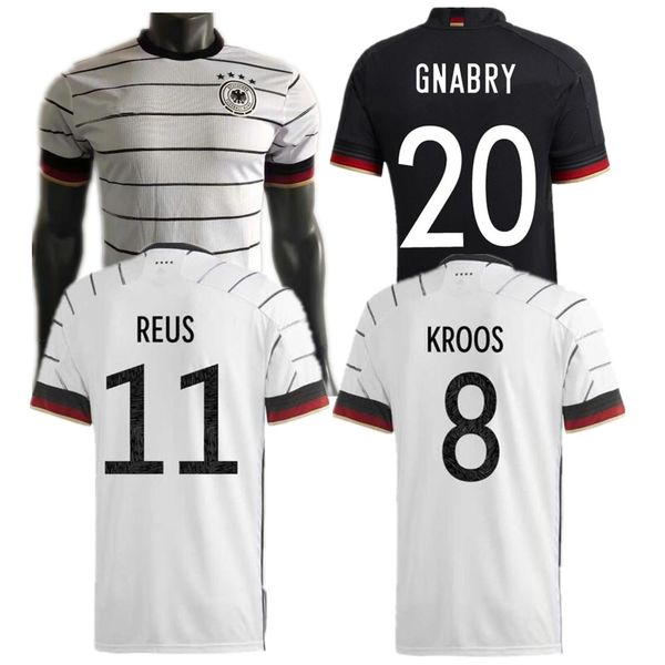 

2020 2021 germany player version soccer jerseys werner kroos euro 20 21 football player shirt, Black;yellow