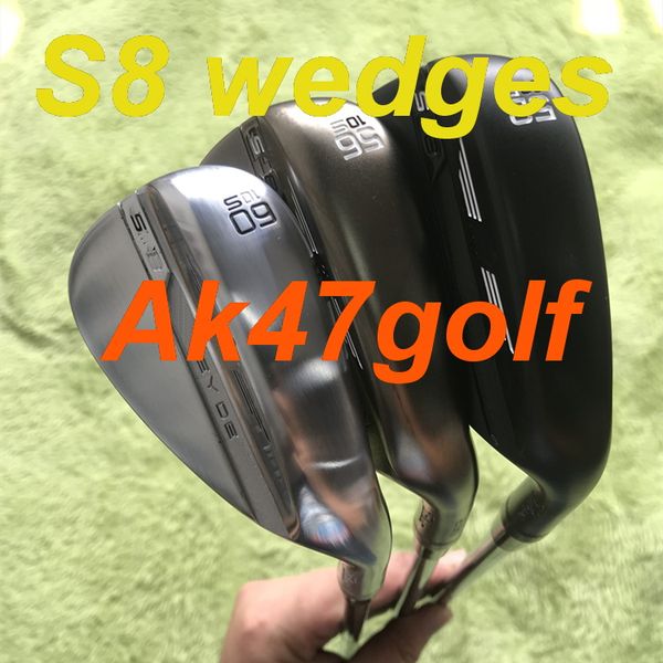 

2020 golf wedge 8 wedge ilver grey black color 48 50 52 54 56 58 60 62 degree 3pc with golf club