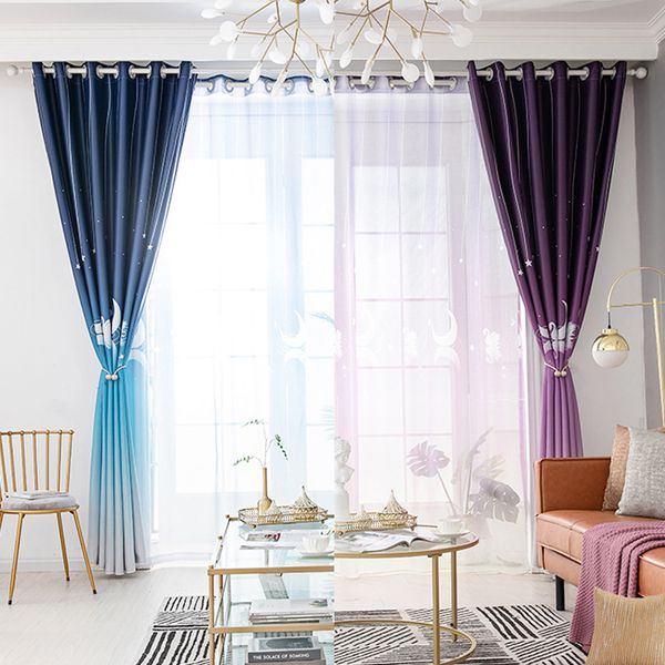 2019 Swan Printed Blackout Curtains For Kids Bedroom Jarl Home