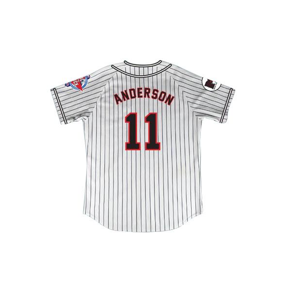 

throwback jersey pamela anderson 11 homeboys pinstriped baseball jersey custom any number good quality factory wholesale fast shipped, Blue;black