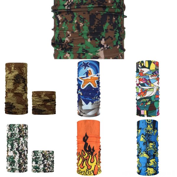 

gxk82 in stock 3d scarf neck skull bicycle fishing headband bandanas shield face mask sport bandana headwear ring scarf bicycle balaclava, Black