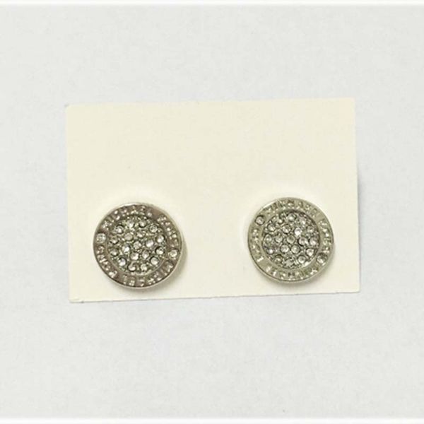 

stud earrings 2019 new arrival earrings elegant accessories full rhinestone circle for women brincos, Golden;silver