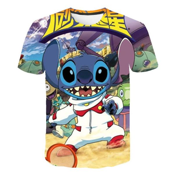 

2020 summer 3d girls clothes kawaii baby boys t-shirt kids anime boys clothes cartoon t shirts casual camisetas, Blue