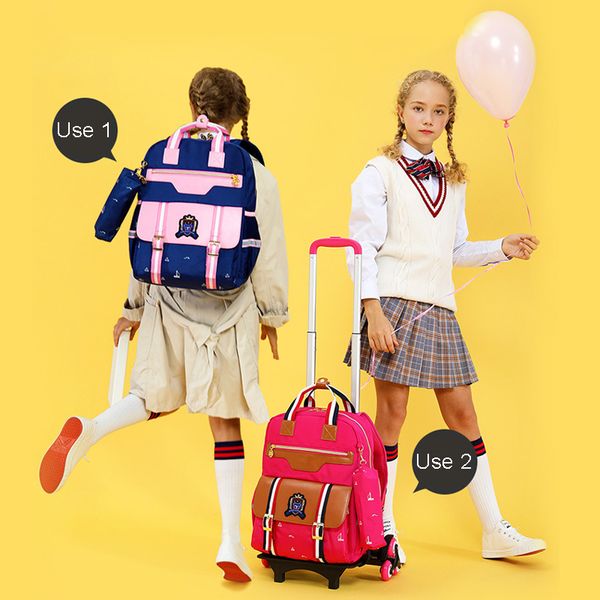 

school bags girl dinosaur bag kids backpack with wheels trolley toddler backpack wheeled backpacks school bag children cartoon