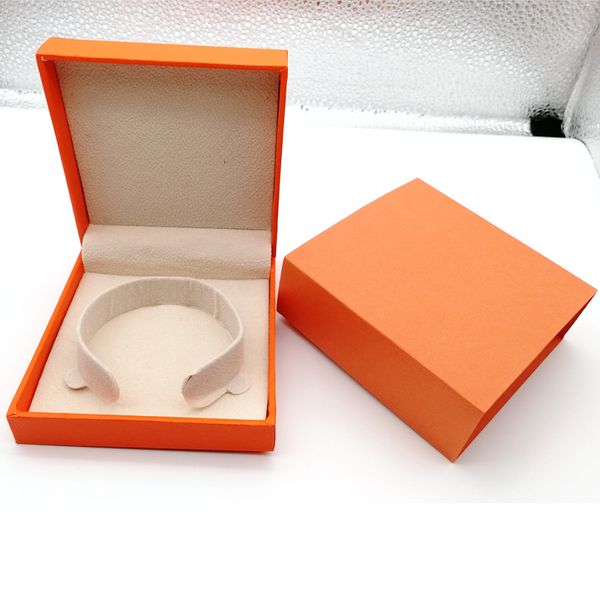 

new arrive fashion orange color h bracelet original orange box bags jewelry gift box to choose, Black;white