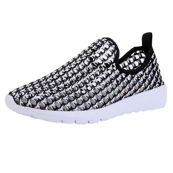 

solid simple fitness sneakers running shoes beach increasing sneakers height breathable mesh sports round toe ju8