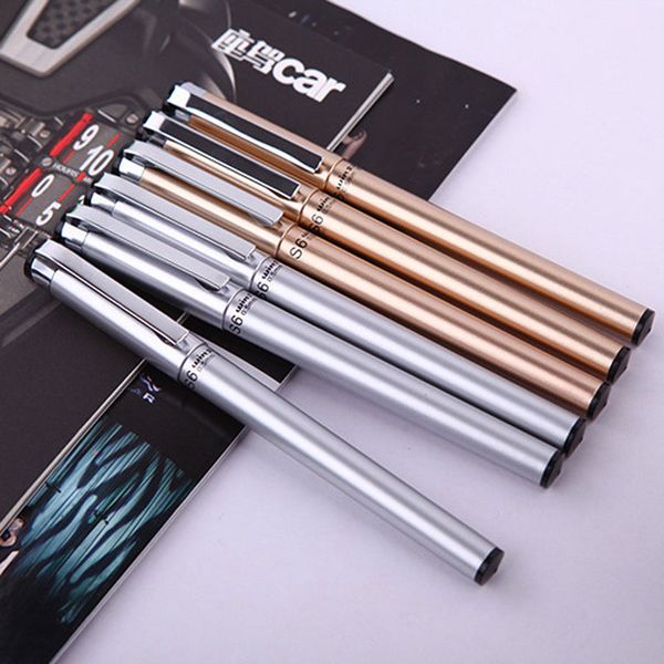 

2 pcs/ set rollerball pen gel pen office stationery roller ball pens black / blue ink school supplies