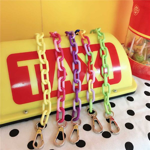 

colored belt bags strap cummerbunds for women rainbow shoulder pant jean key chain hanger handbag straps decorative chain bag, Black;brown
