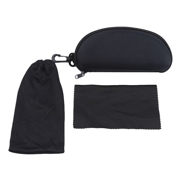 

3 pcs/set vintage brand design high-end glasses box glasses cloth bag three-piece set delicative accessories, Silver