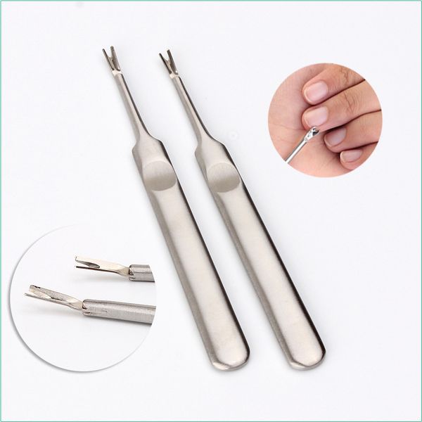 

3/5pcs stainless steel cuticle nail pusher nail art uv gel remover manicure pedicure care sets cuticle pushers tools