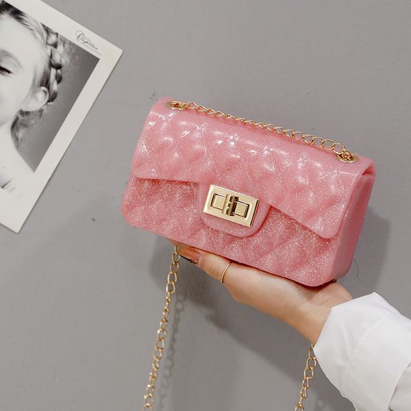 

2020 new korean version of the shoulder bag women's casual fashion diamond chain crossbody bag