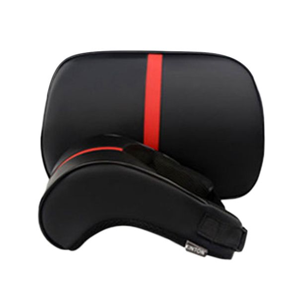 

auto seat supports chair pillow car memory foam leather lumbar back support neck pillow cushion hot