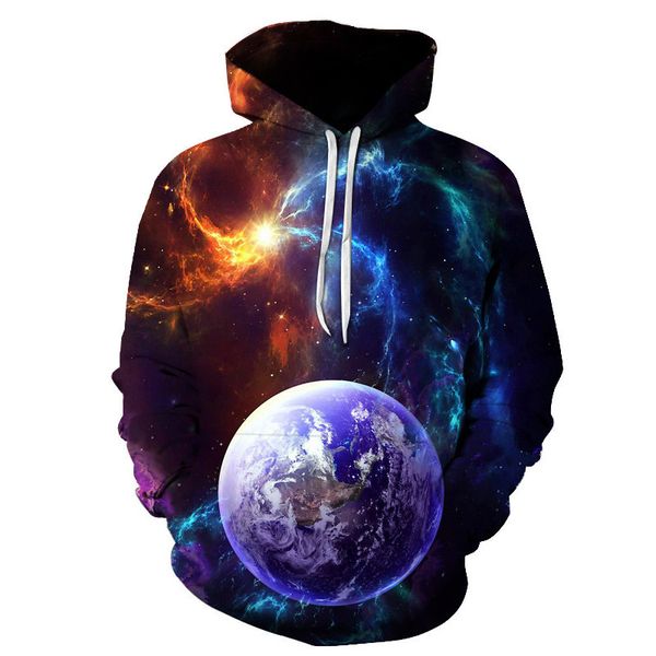 

autumn winter long sleeve hooded large size hoodies 3d print streetwear swearshirts 6xl plus size male clothing loose hoodies, Black