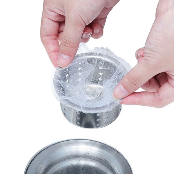 

200pcs кухня anti-засорение раковина фильтр посудомоечная раковина drain остаток фильтр мешок для мусора вода cut мешок кухня душ этаж d