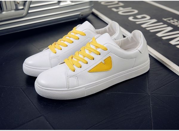 

designer casual shoes genuine leather yellow eyes little monsters mens casual sneakers wholesale design and custom factory pla, Black