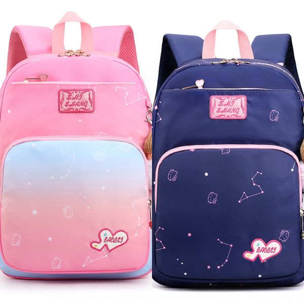 

children princess schoolbag grade 1-3-6 high bag capacity water-proof wear-resistant primary school backpack with pendant backpack