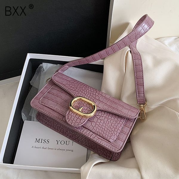 

bxx] crocodile pattern pu leather crossbody bags for women 2020 spring mini shoulder handbags female summer totes bag hm546