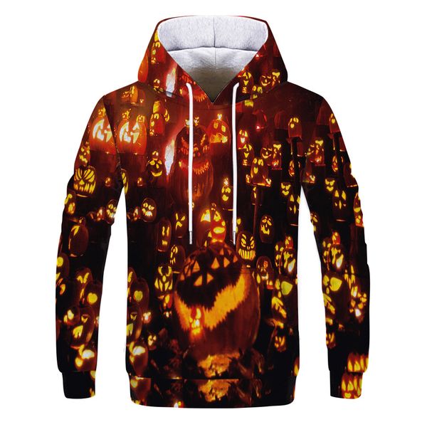 

cool 3d halloween hoodies men /women casual hoody sweatshirts 3d halloween hooded mens autumn winter pullover classic fashion, Black