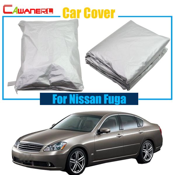 

cawanerl car cover uv anti snow rain sun resistant protector cover sun shade dustproof for fuga