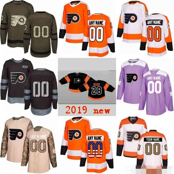 

Custom Men Women Youth Philadelphia Claude Giroux Travis Konecny Wayne Simmonds Jakub Voracek Radko Gudas Oskar Lindblom Flyers Hockey Jerse