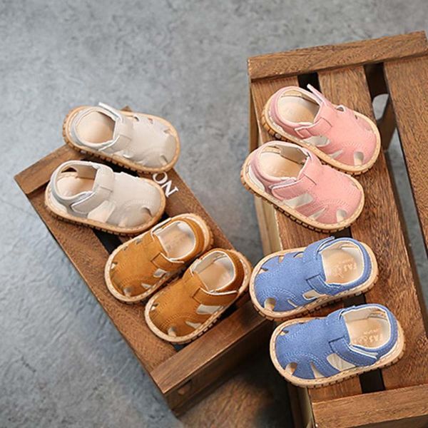

summer baby sandals 0-2 years old baby toddler called shoes soft comfortable bottom non-slip new fashion cool beach shoes, Black;red