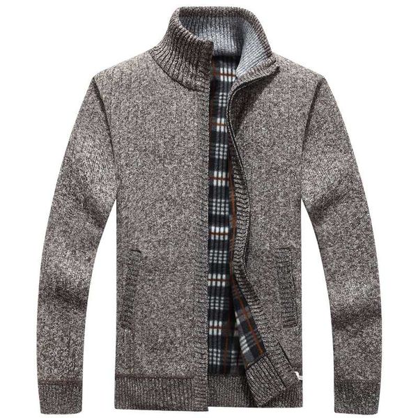 

2020 толстый теплый новый модный бренд свитер кардиган для мужчин slim fit джемперы knitred зима корейский стиль повседневная мужская одежда, White;black