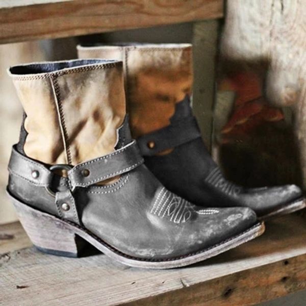 

autumn winter new ladies pointed shallow mouth high heel boots female fashion comfortable casual versatile boots mujer 2019, Black