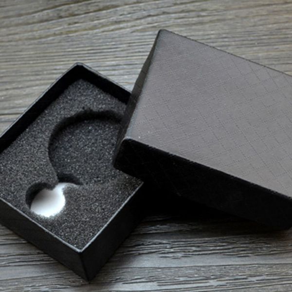 

pocket watch box gift box pocket watch chain necklace for wristwatch black container 2019, Black;blue
