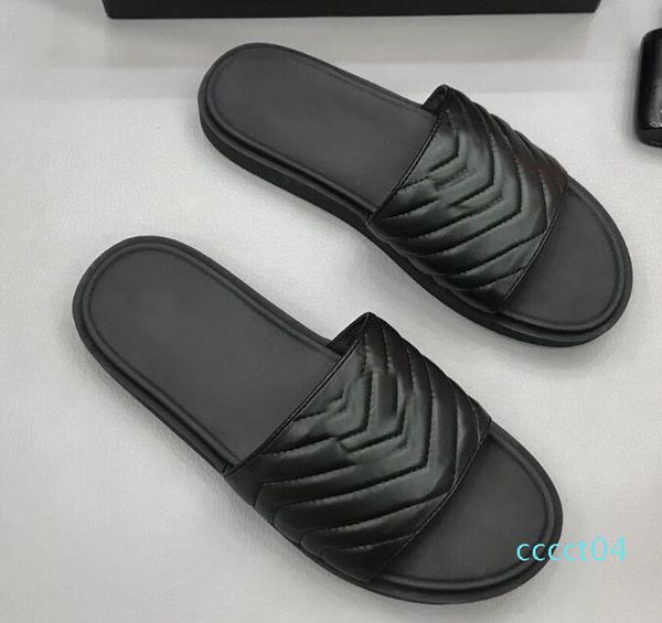 

brand new mens gold metal flat casual sandals genuine leather party outdoor beach black slipper shoes 38-44 01d ct04