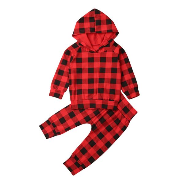 

xmas toddler baby girl boy hooded pants tracksuit outfits sports clothes, White