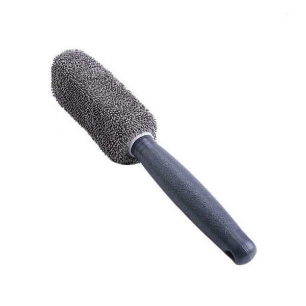 

1pc microfiber car wheel tire rim scrub brush 27x5cm auto truck motorcycle washing cleaning tool brush accessories