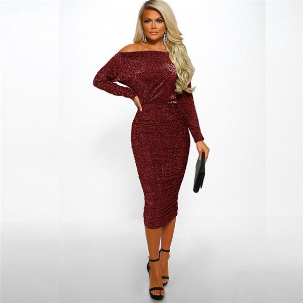 

package buttocks dress summer long sleeve ladies party pleated bodycon dresses female clothing colorful womens, White;black