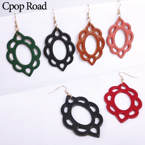 

cpop vintage подлинные серьги для женщин заявления hollow цветка ретро моды падение серьги женщины богемия ювелирных аксессуаров высокого ка, Silver