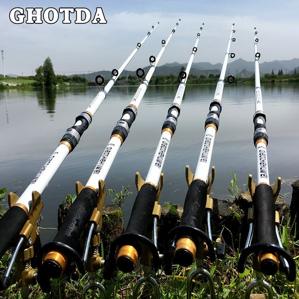 

ga 2.1m -3.6m carp fishing rod feeder hard frp carbon fiber fishing rod pole