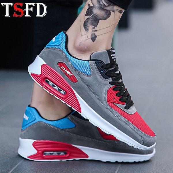 

thick bottom sneakers man sneakers air sport shoes male mesh breathable running shoes men's sports outdoor walking shoe 2020 v22