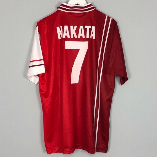 

retro ac perugia calcio 1998/99 rapajc nakata soccer jerseys vintage football shirt classic futbol kit, Black;yellow