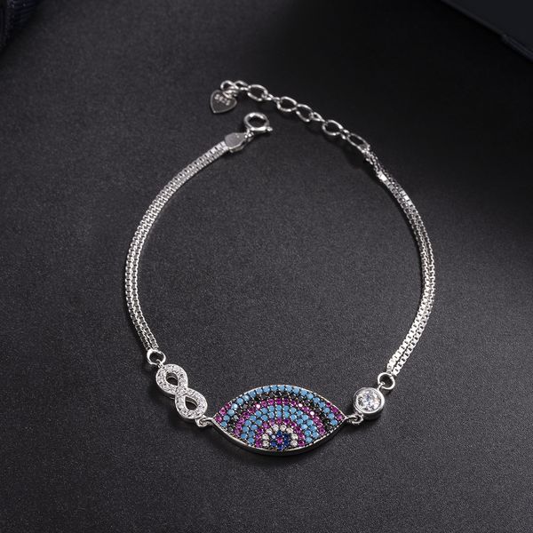 

Blue Devils Eye Bracelet Fashionable Temperament Circle Eye Jewelry Retroancient Turkish Japanese and Korean Accessories