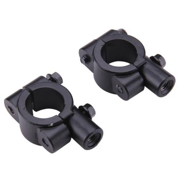

toyl 2 pcs motorcycle handlebar mount handlebar holder mounting clamps black